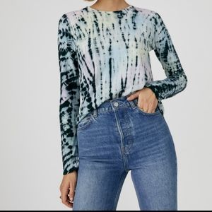 Reformation Eddie Tie Dye Long Sleeve Tee